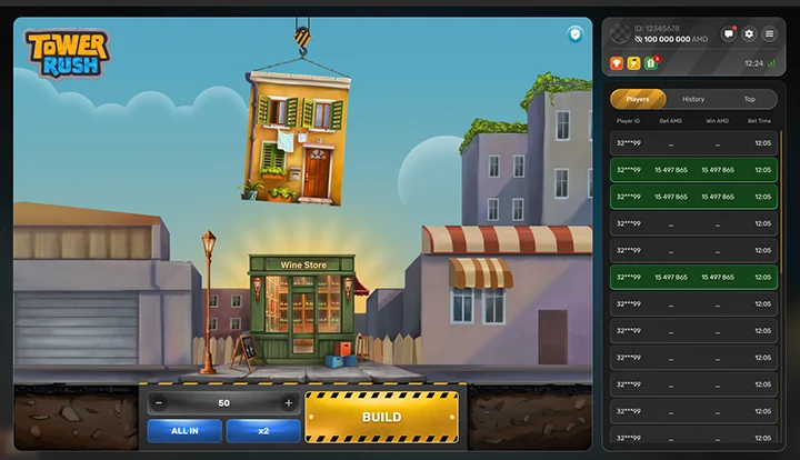 Step by step guide to play Tower Rush online